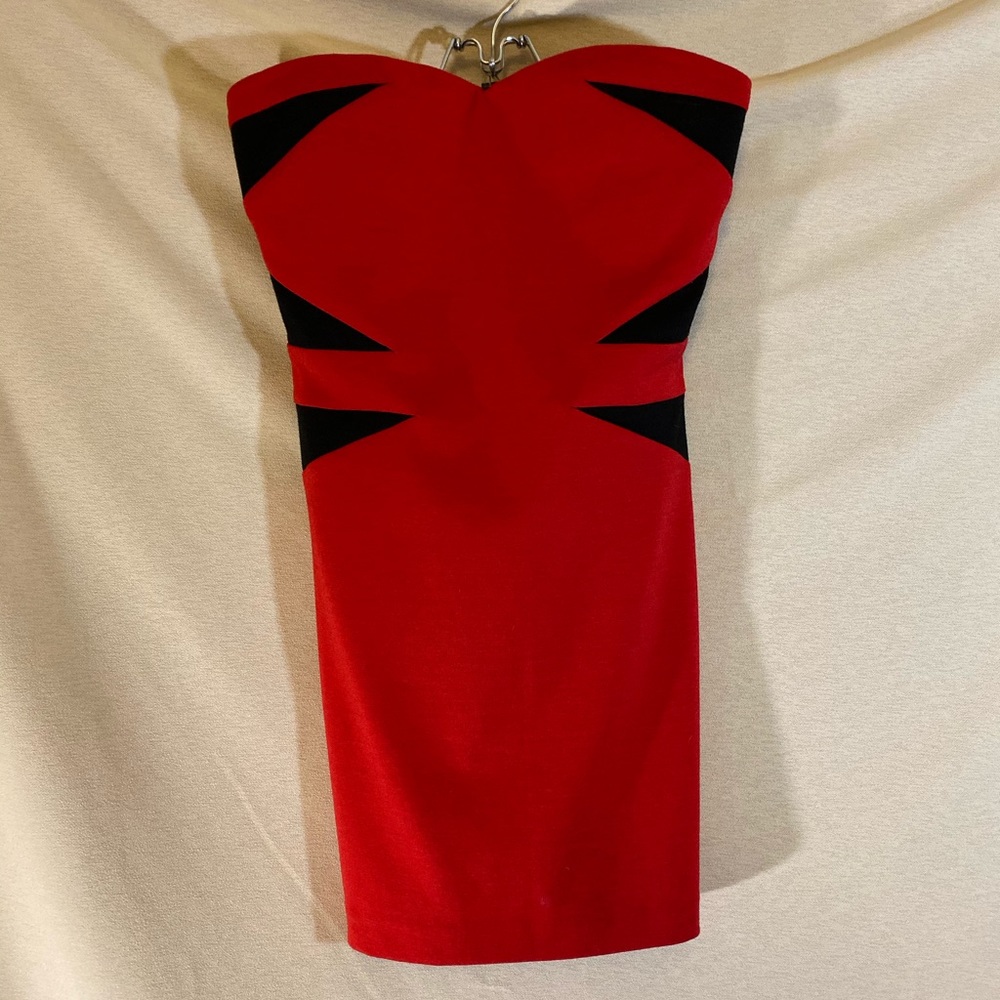 Forever 21 Strapless Mini Dress